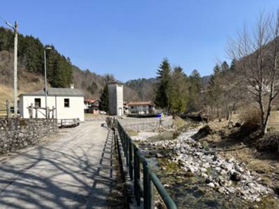 partenza da dietro la chiesa di Inglagna