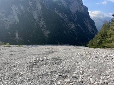 base del ghiaione di San Lorenzo presso Pian Piagnon