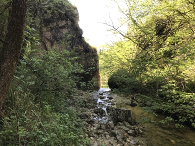 presso cascata di Sflunc