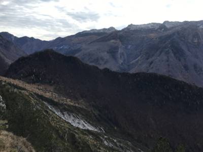 creste di San Gualberto: vista su Resettum