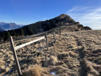 avvallamento sopra malga Cuar: vista da dietro di monte Cuar