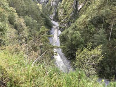 tratto leggermente esposto sopra il canale di San Daniele