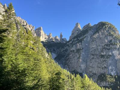 Secondo belvedere del Campanile di val Montanaia