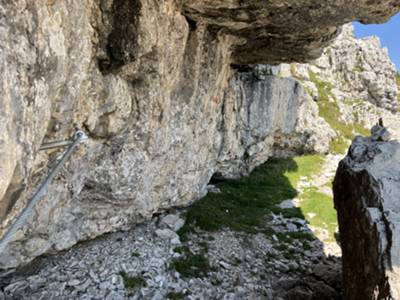 verso forcella delle Portelline