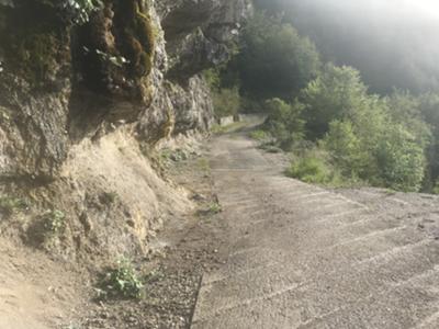 docce naturali su strada val Feron