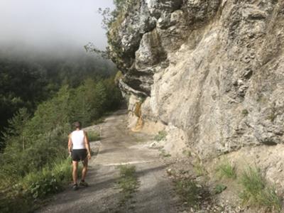 docce naturali su strada val Feron