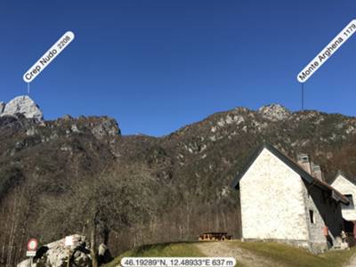 il monte Arghena da villa Emma