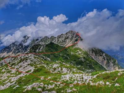 da forcella Caulana a cima Sestier