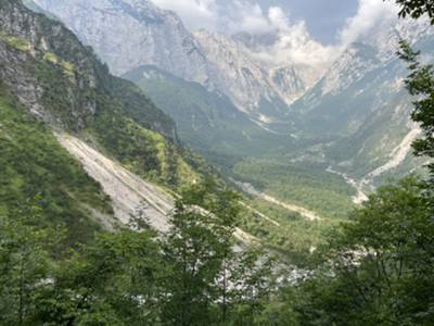 ancora vista sulla val Chialedina dal sentiero CAI 969