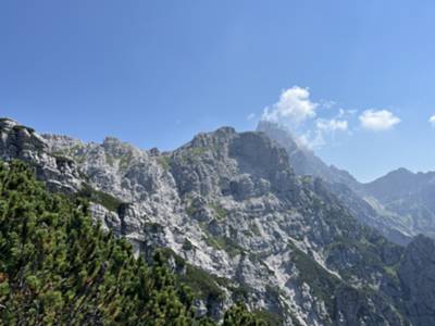 forcellina prima della Ruditia: vista lato Duranno