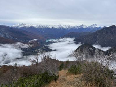 il lago di Barcis ed i suoi vapori