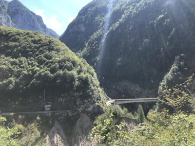 la gola finale della val Vajont