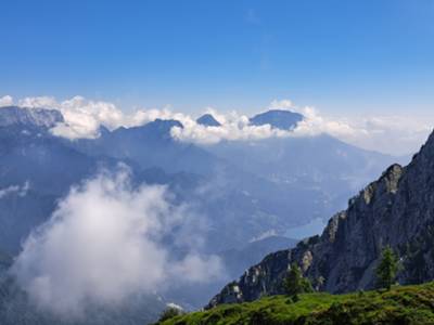 vista su lago di Barcis