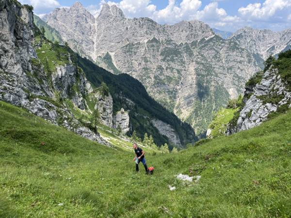 arrivo in forcella Pierasfezza