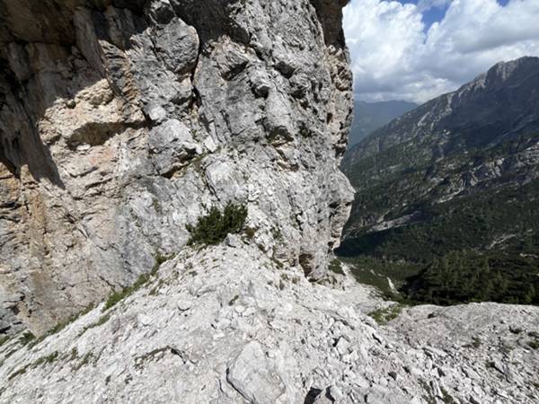 arrivo in forcella