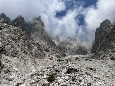 parte alta del cadin di San Lorenzo