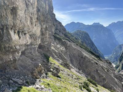 tratto finale della cengia