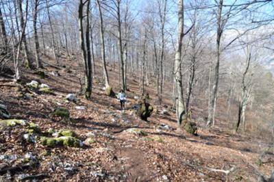 Cresta Nord del monte Jouf