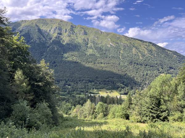 salita lungo la pista dismessa