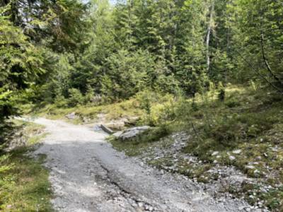 rientriamo sulla strada sterrata del Resettum