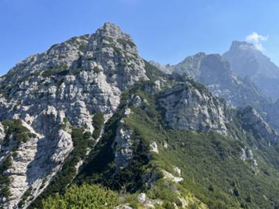 forcella Pagnac de Entro: dietro cima Rodisagre