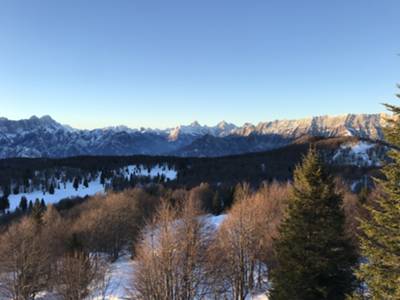 Sguardo a Nord: in lontananza Duranno e Cima Preti