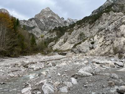 torrente Susaibes e monte Castello