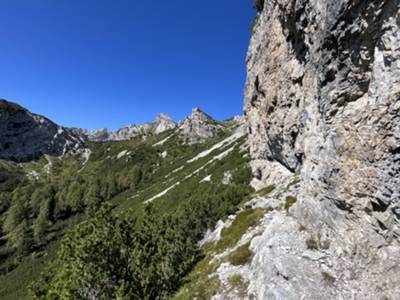 ed entriamo nella conca del Gervasutti 