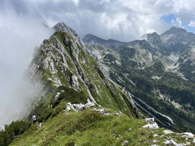 la cresta oltre il Pianina