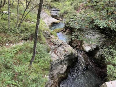 forra presso seconde cascate dell'Arzino