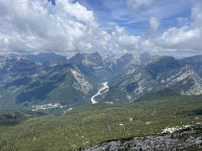 vista versante Nord da cima Colon