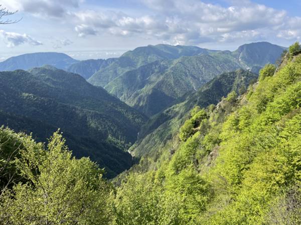 vista su parte alta di Canal di Cuna