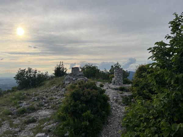 cima del monte Santo