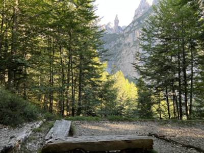 Primo belvedere del Campanile di val Montanaia 