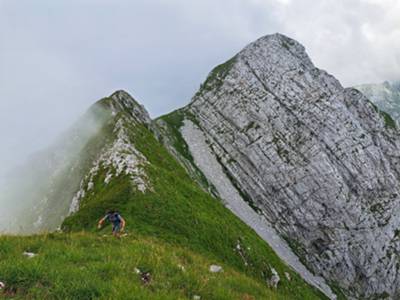 anticima Nord del Sestier e cima Sestier da Alta Via n°7