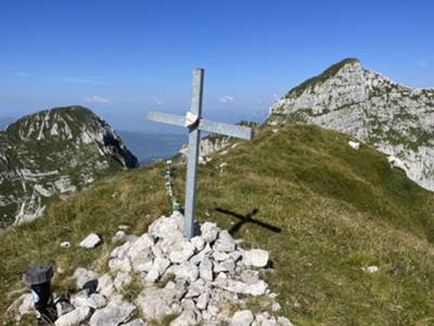 Cimon dei Furlani: cima Manera (a destra) e cima Palantina (a sinistra)