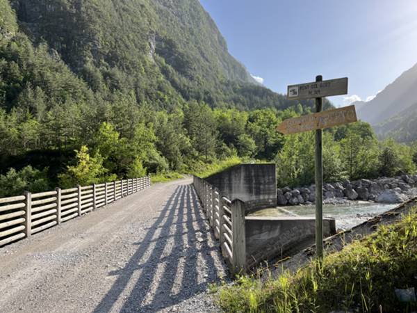 partenza da Pont del Gobo