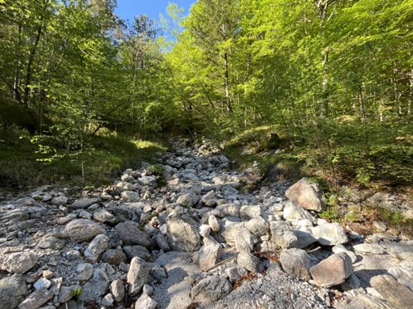 inizio sentiero monte Drea