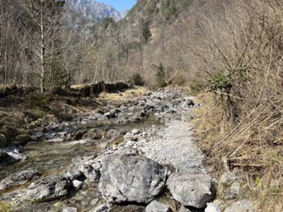 inizio risalita torrente Inglagna