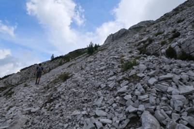 via di salita al monte Colòn