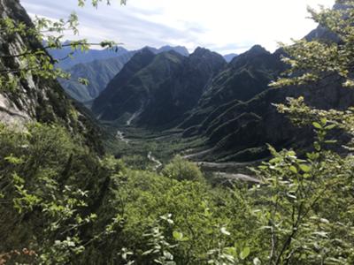 Vista su val Chialedina