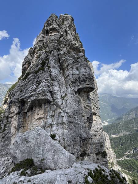 Spiz di Val Piovin dalla forcella