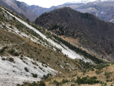 salita verso cima Val Tremuoia