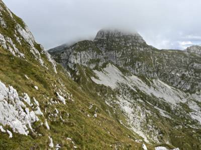 discesa a forcella Palantina "vera"