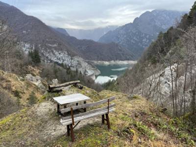 inizio sentiero monte Buttignan: punto panoramico