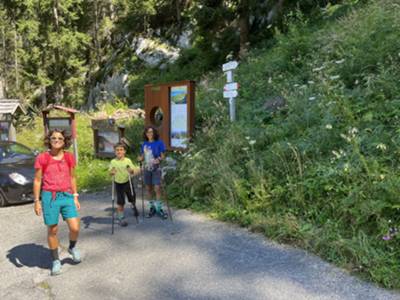 partenza presso rifugio Tolazzi  