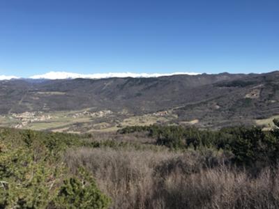 Vista Nord: altipiano della Bainsizza