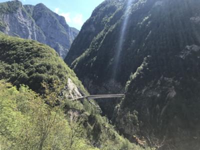 la gola finale della val Vajont