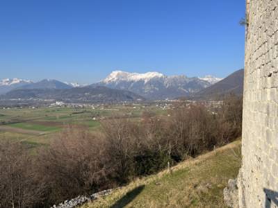 vista panoramica da castello di Toppo