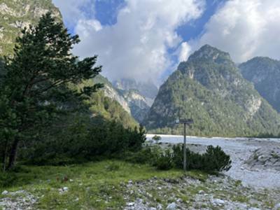 base del ghiaione di San Lorenzo presso Pian Piagnon